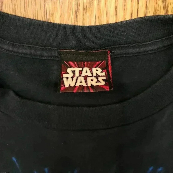 Vintage Star Wars Episode 1 Mens T-Shirt Size L Made in USA Vtg  All Over Print - Picture 2 of 6